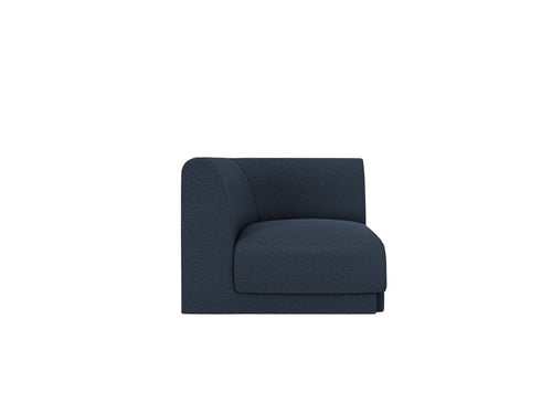 Micadoni - Hoekmodule "Miley" boucle donkerblauw - 90x90x70cm