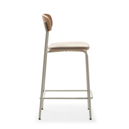 Calicosy - ADRIANA Set van 2 krukken - Grijs - 48x42x66 cm