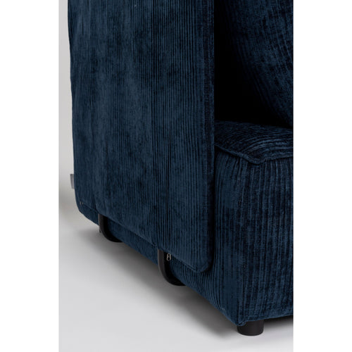 Zuiver Hunter 1,5-zitsbank Element Met Rug Navy - vtwonen shop