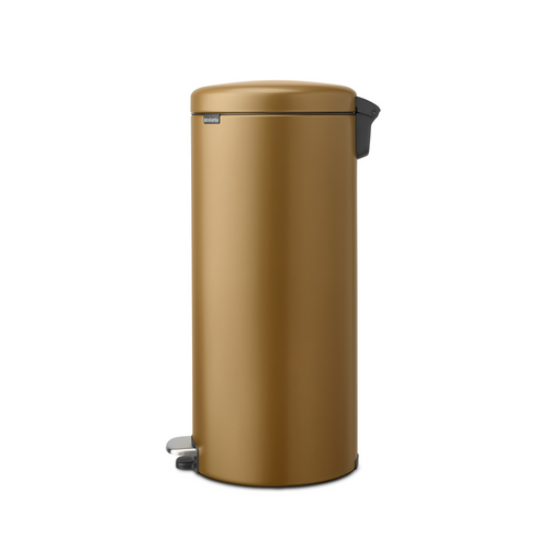 Brabantia NewIcon Pedaalemmer, 30 liter, kunststof binnenemmer - Warm Brass