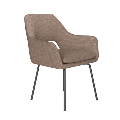Housecraft Living Mos Eetkamerstoel Metaal Taupe