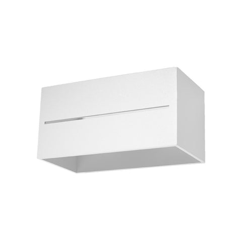 Sollux Lighting Wandlamp LOBO MAXI wit - 20x12x10cm