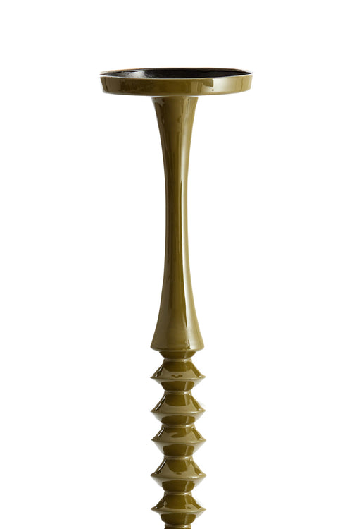 Light & Living kandelaar MISTRY - Ø11x51cm - groen - vtwonen shop