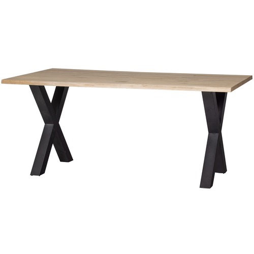 WOOOD boomstam tafel met alkmaar poot Tablo - Eiken - 75x160x90 - vtwonen shop