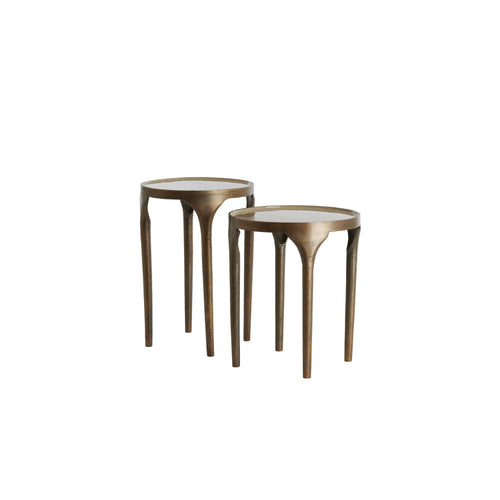 Light & Living bijzettafel Lapaz - brons - Ø40cm
