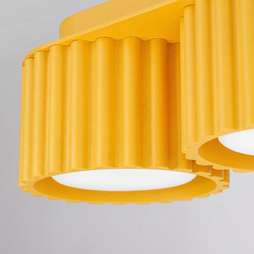 Sollux Lighting Plafondlamp AURA 3 geel Gx53 - 32,5x10x8cm