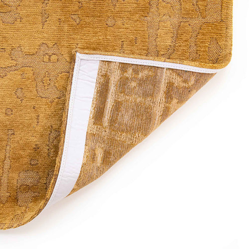 Louis De Poortere binnen & buiten machinewasbaar vloerkleed Structures Baobab van 70% gerecycled PET - geel - 170x235cm