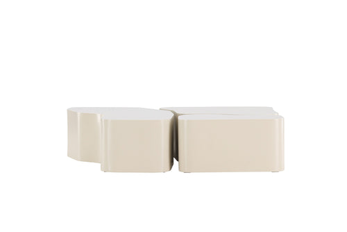 Rebellenclub Salontafel Sahale - 92 x 70 cm - Beige