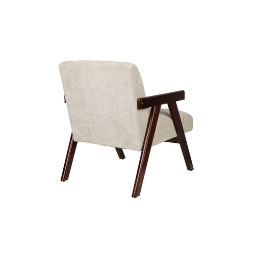 Housecraft Living Panadero Fauteuil met armleuning Hout Bruin donker/ Beige - vtwonen shop