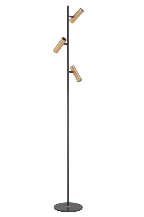 Highlight vloerlamp Trend - 3 lichts - 30  x 158   cm - zwart goud - vtwonen shop