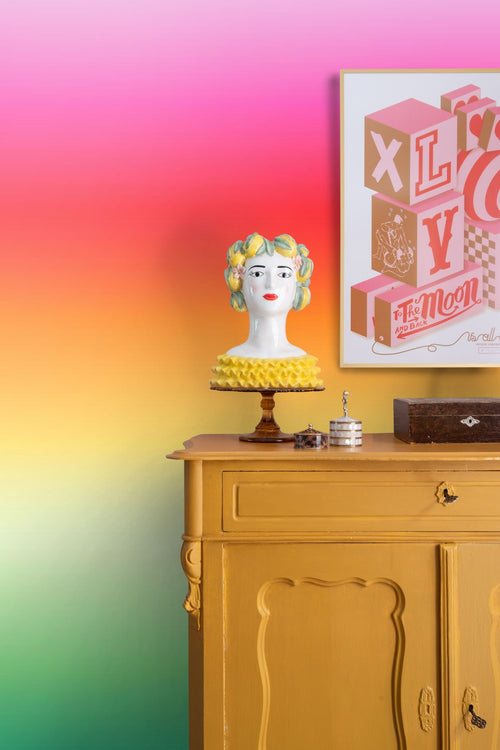 ESTAhome fotobehang kamerhoog dip dye kleurverloop regenboog kleuren - 100 x 279 cm - 156506 - vtwonen shop