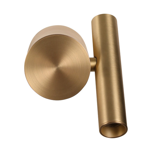 Atmooz wandlamp Dune - goud - 6 x 10 x H 12 cm - geïntegreerde led