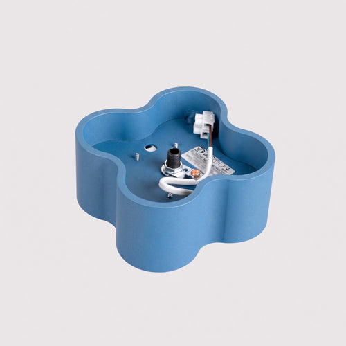 Sollux Lighting Plafondlamp OVIO 1 azuurblauw Gx53 - 12x12x6cm