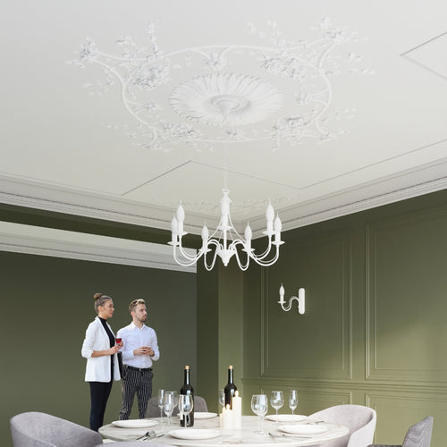 Sollux Lighting Kroonluchter MINERWA 7 wit - 60x60x80cm