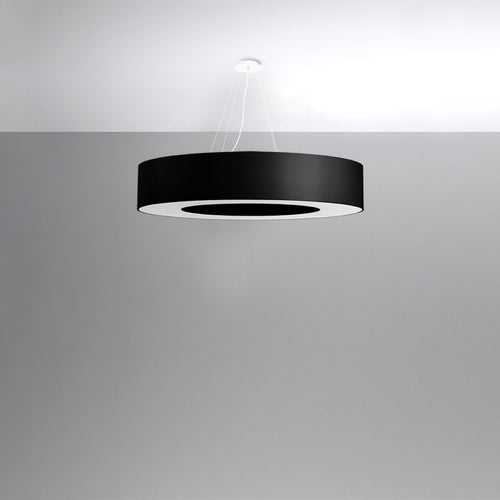 Sollux Lighting Kroonluchter SATURNO 90 zwart - 90x90x112cm