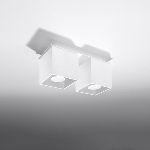 Sollux Lighting Plafondlamp QUAD 2 wit - 26x11x12cm