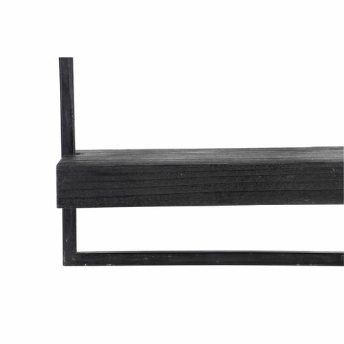 Light & Living wandplank Maddison - zwart - 120x18x24cm