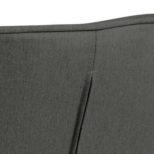 Rebellenclub Eetkamerstoel Arne - Donker Grijs met Eiken Houten Poten - vtwonen shop