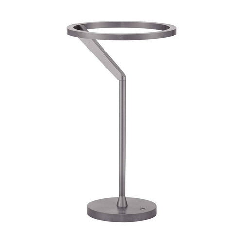 Nova Luce TILIA  Tilia Geïntegreerde LED Tafellamp Mistig Nikkel Touch Dimbaar LED 16W 612lm 3000K