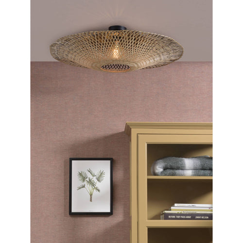 GOOD&MOJO plafonnière Kalimantan - bruin - Ø87cm - vtwonen shop