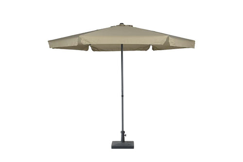 Delta parasol - Ø300 cm - carbon black - taupe