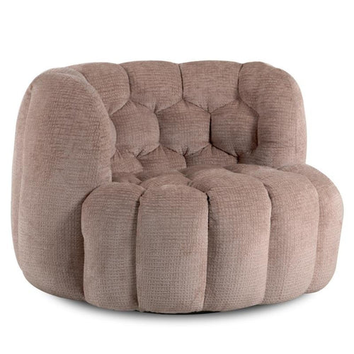 DÉJA Living Draaifauteuil Trones - Taupe - 100x98x72cm