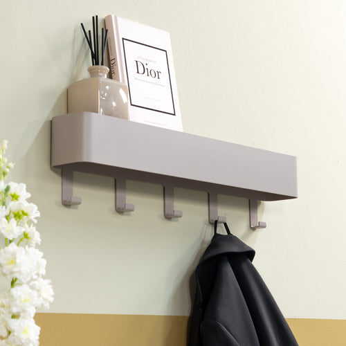 Spinder Design kapstok Dax Play 5 - Silky Taupe - 5 haken