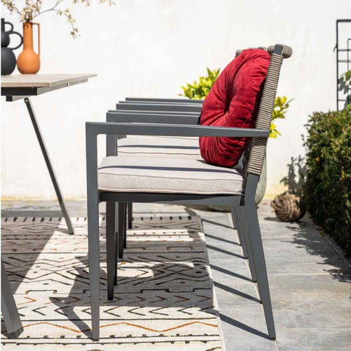 Garden Impressions tuinset Burela - Tulli taupe 5-delig - ovaal 180x115 cm - vtwonen shop