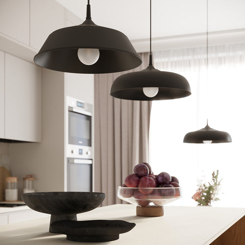 Sollux Lighting Hanglamp GINA zwart - 38x38x74cm