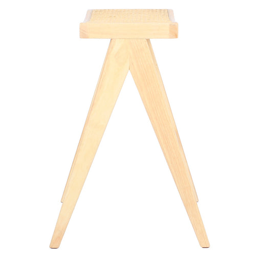 Giga Meubel Barkruk Jules - Rotan/Rubberhout - Naturel - Set van 2 - vtwonen shop