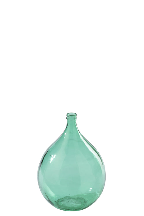 J-Line vaas Lissabon - glas - smaragdgroen