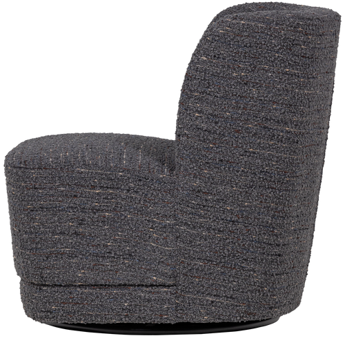 WOOOD draaifauteuil Atty - Grove Melange - Grijs - 75x74x65