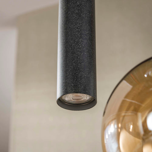 Giga Living Hanglamp Sfera Tricolore - Zwart Metaal - Ø50x150cm