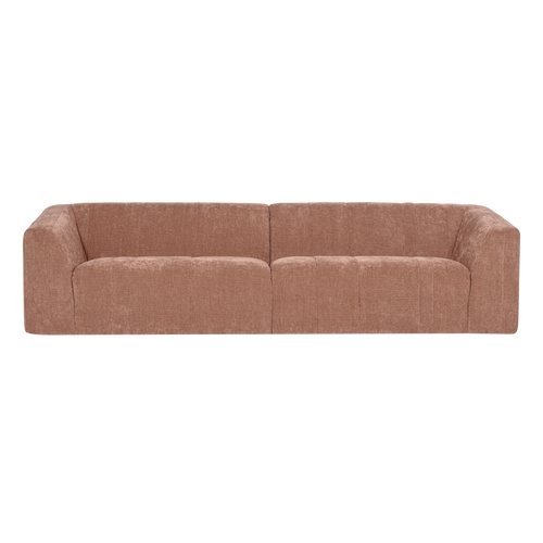 WOOOD 4-zits bank Omaire - Chenille - Lichtroze