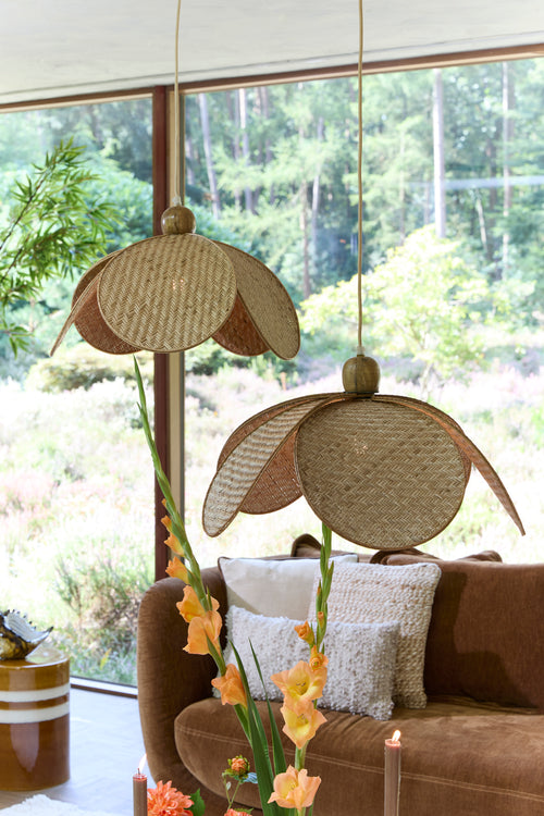 Light & Living hanglamp LAVRIO - Ø48x29cm - bruin - vtwonen shop