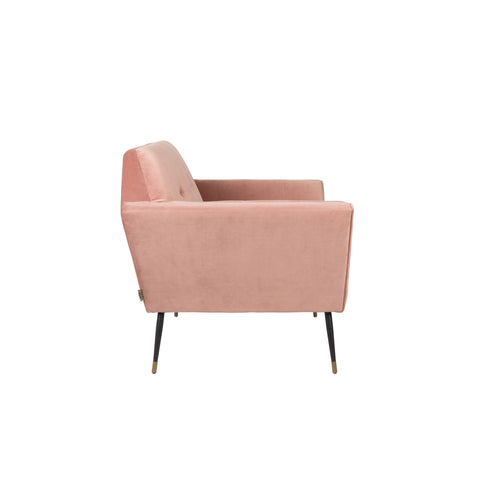 Dutchbone Kate Loungestoel Roze Clay - vtwonen shop