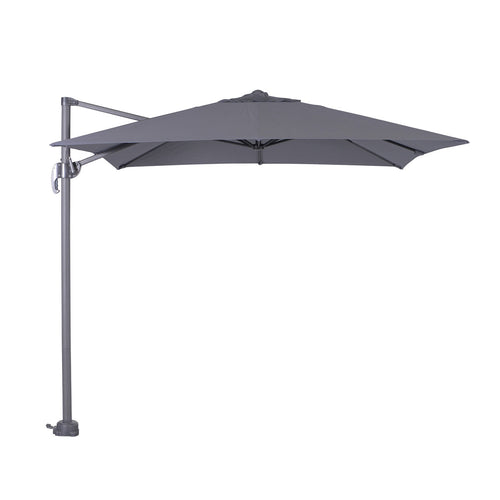 Hawaii parasol S - 250x250 cm - carbon black - donker grijs