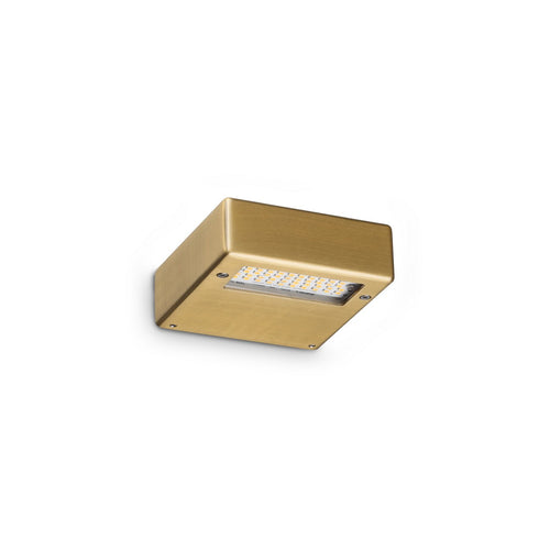 Ideal Lux TAB Geïntegreerde LED-wandlamp van messing, 2450lm, 3000K