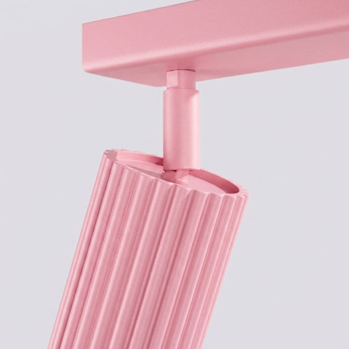 Sollux Lighting Plafondlamp KARBON 2 roze - 30x6,5x16,5cm