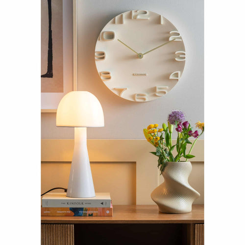 Karlsson wandklok On The Edge - wit - Ø42cm