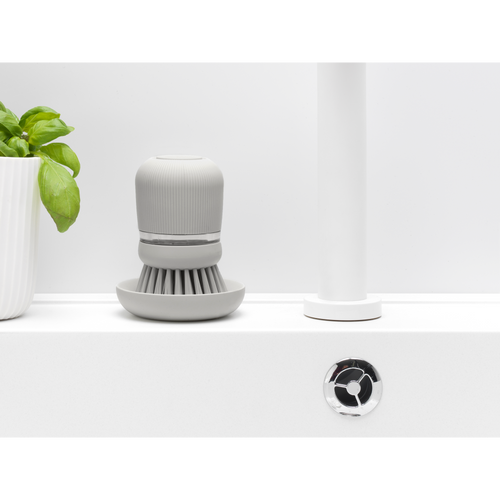 Brabantia SinkSide Afwasborstel met Zeepreservoir - Mid Grey