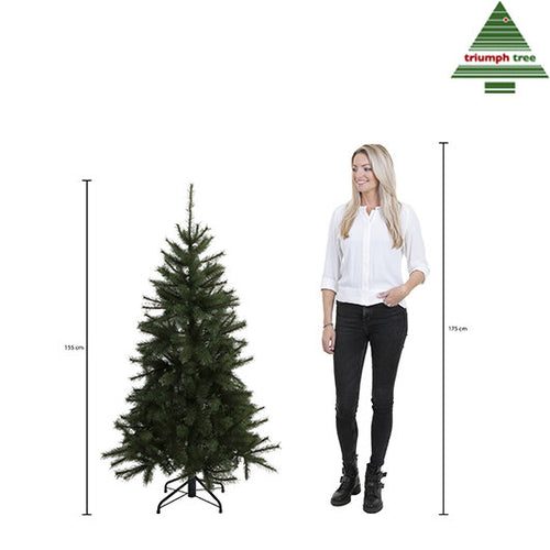 Triumph Tree Forrester Kunstkerstboom - Kerstboom H155 x Ø102 cm - Groen