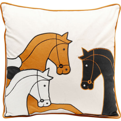 Kare Design Kussen paarden trio