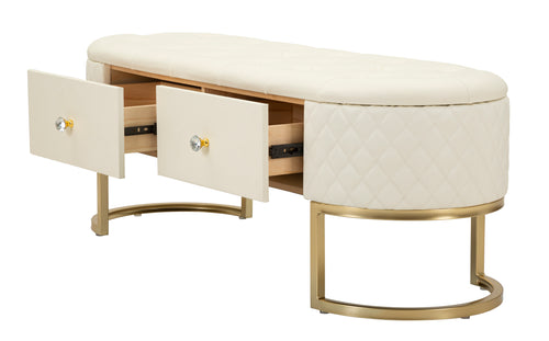 Mauro Ferretti bank - 120x40x43 cm - crème