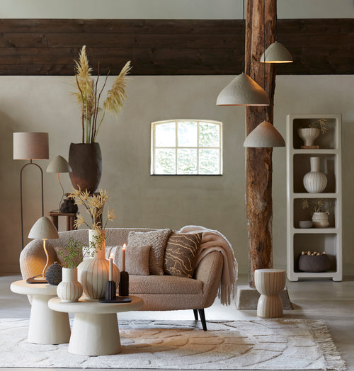 Light & Living salontafel KULONA - Ø60x45cm - bruin - vtwonen shop