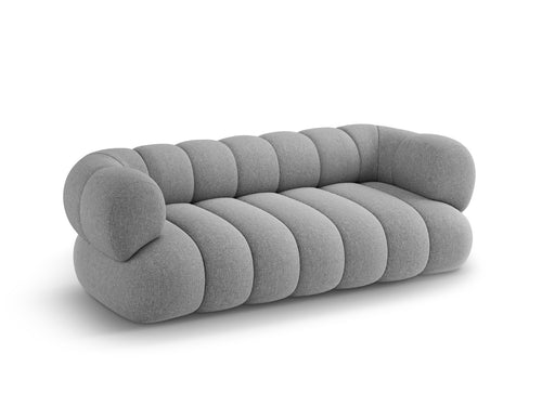 Cosmopolitan Design Bank Koge 3-zits, chenille lichtgrijs - 95x210x70cm