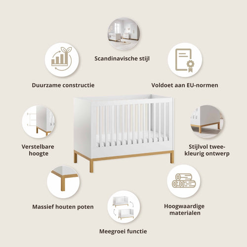 Petite Amélie Babybed dat met je meegroeit SOIE