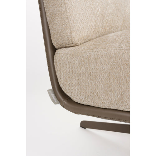 Zuiver Benjamin Loungestoel - Beige - vtwonen shop
