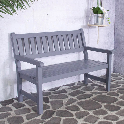 SenS-Line - Bordeaux Tuinbank 126cm - 2-zits - Grijs