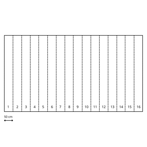 Sanders & Sanders fotobehang bloemen multicolor op zwart - 800 x 250 cm - 611946